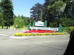 Pedestrian and Bicyclists Take to Waterfront Roads at Downtown to Defiance on Sunday, Sept. 28